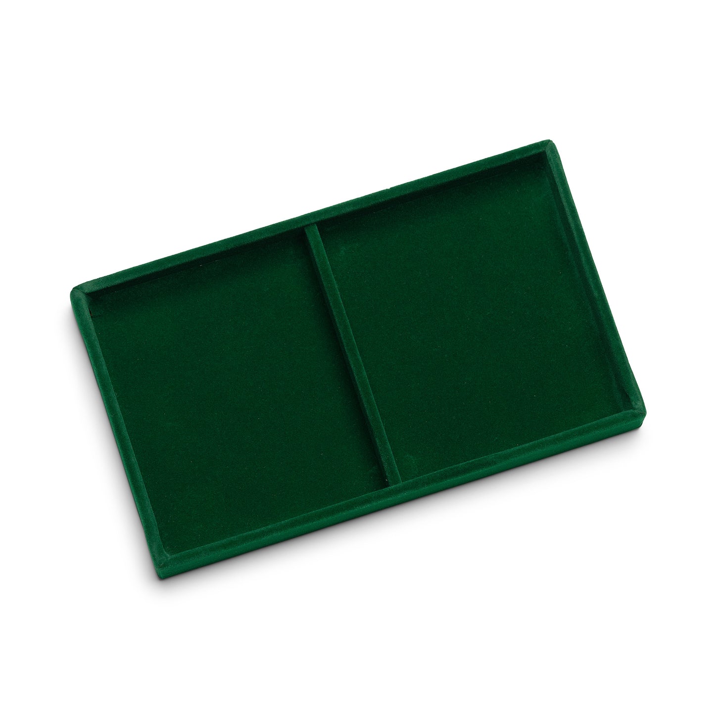ANNEBRRAUNER Velour Smykkebakke 2 Sektioner Green
