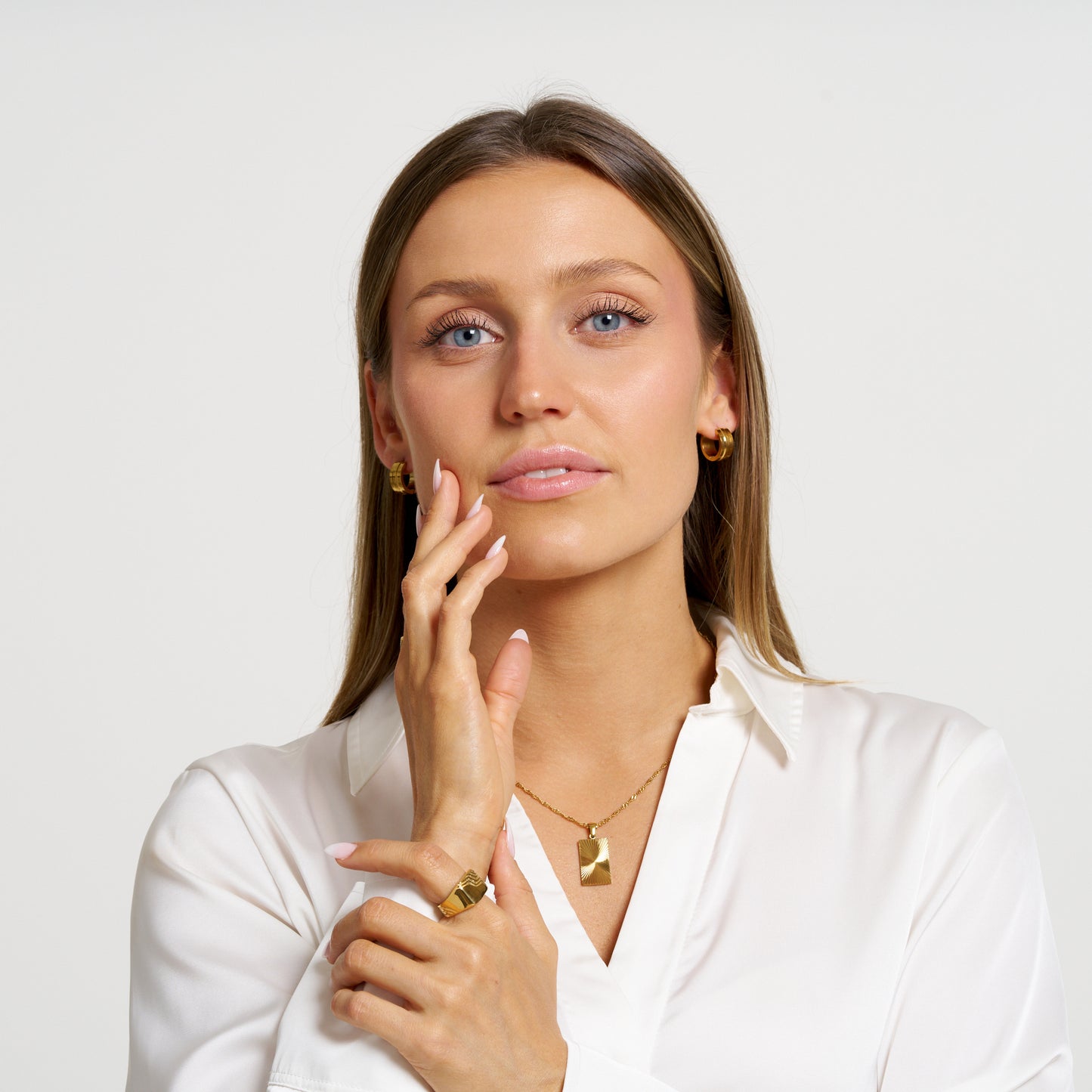 ANNEBRAUNER Chunky Hoop 18K Guldbelagt