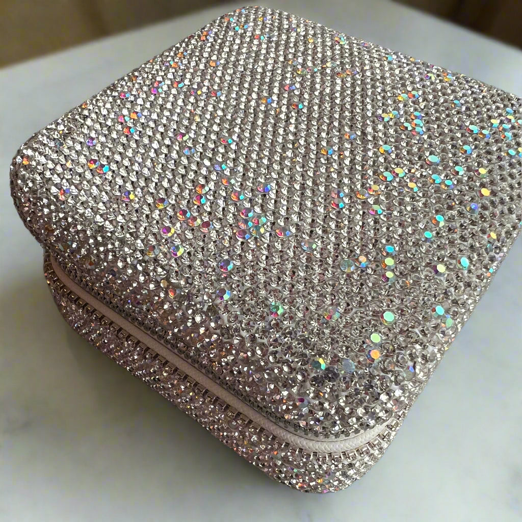 ANNEBRAUNER Rhinestone Travel Box