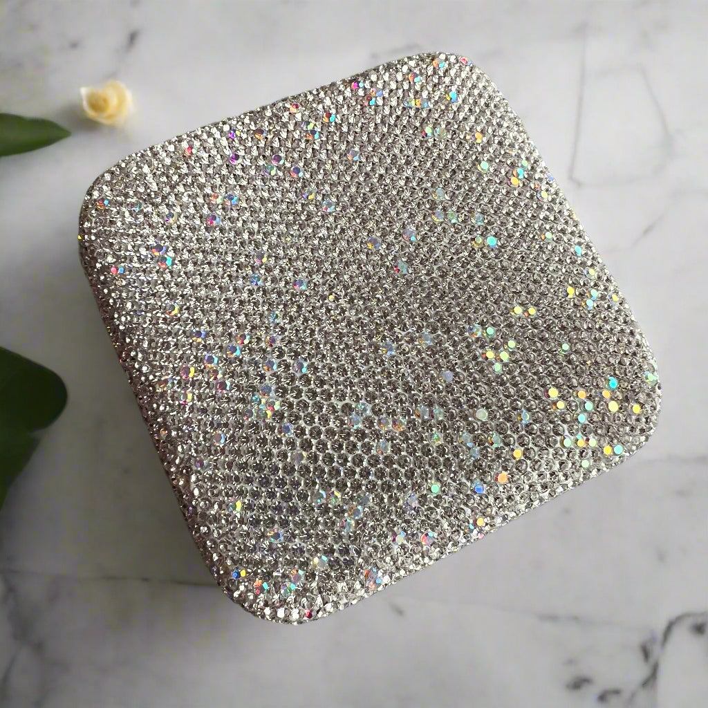 ANNEBRAUNER Rhinestone Travel Box