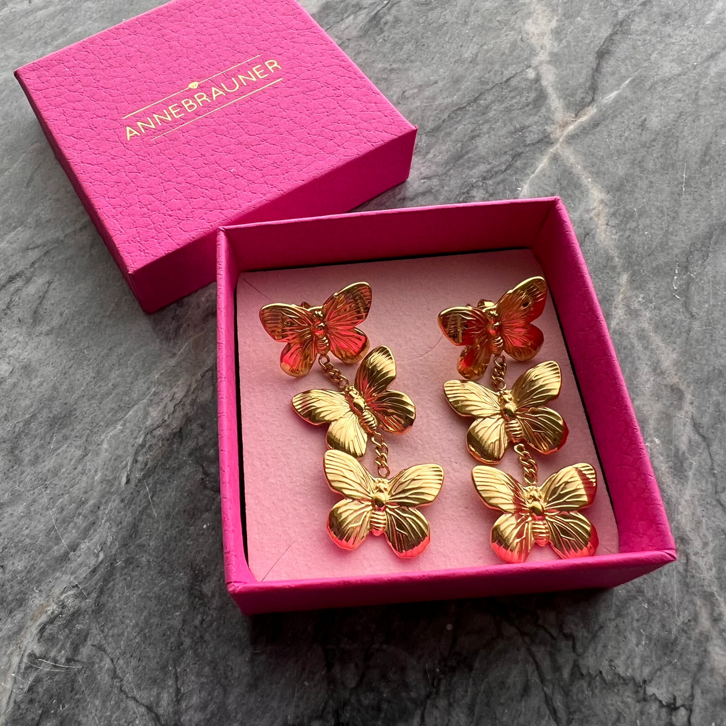 ANNEBRAUNER Big Butterfly Earrings