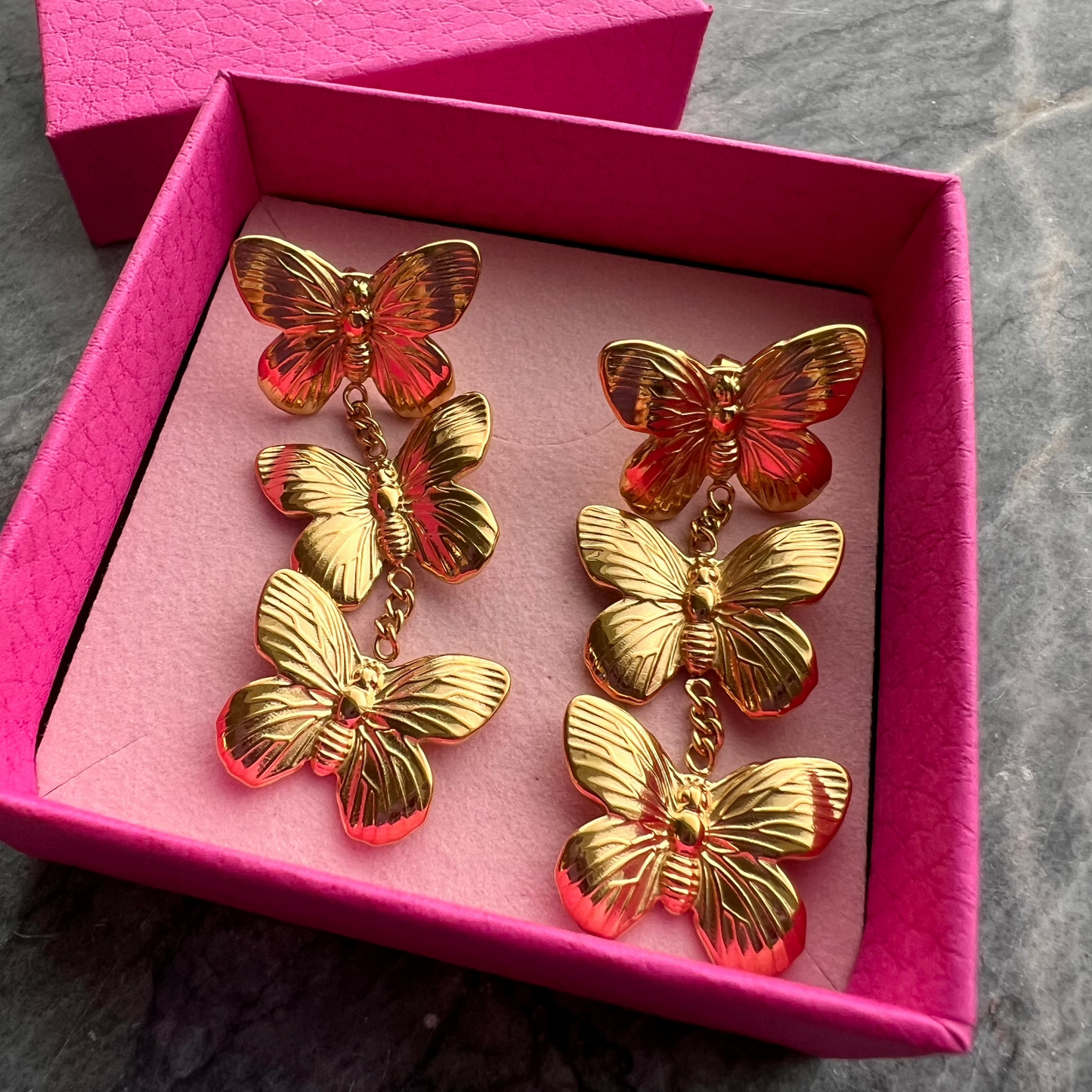 ANNEBRAUNER Big Butterfly Earrings
