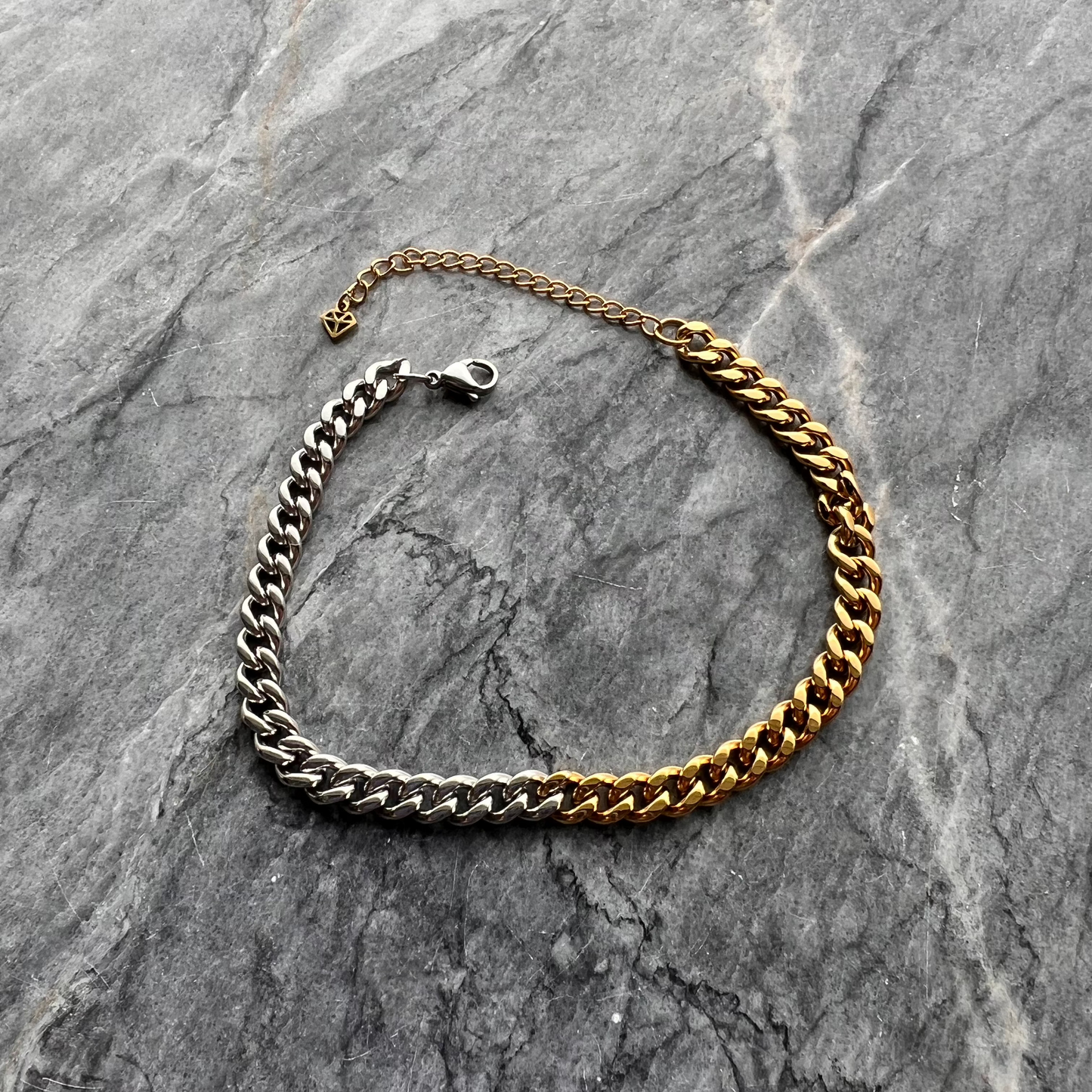 ANNEBRAUNER Chunky Panzer Mix Ankle Chain