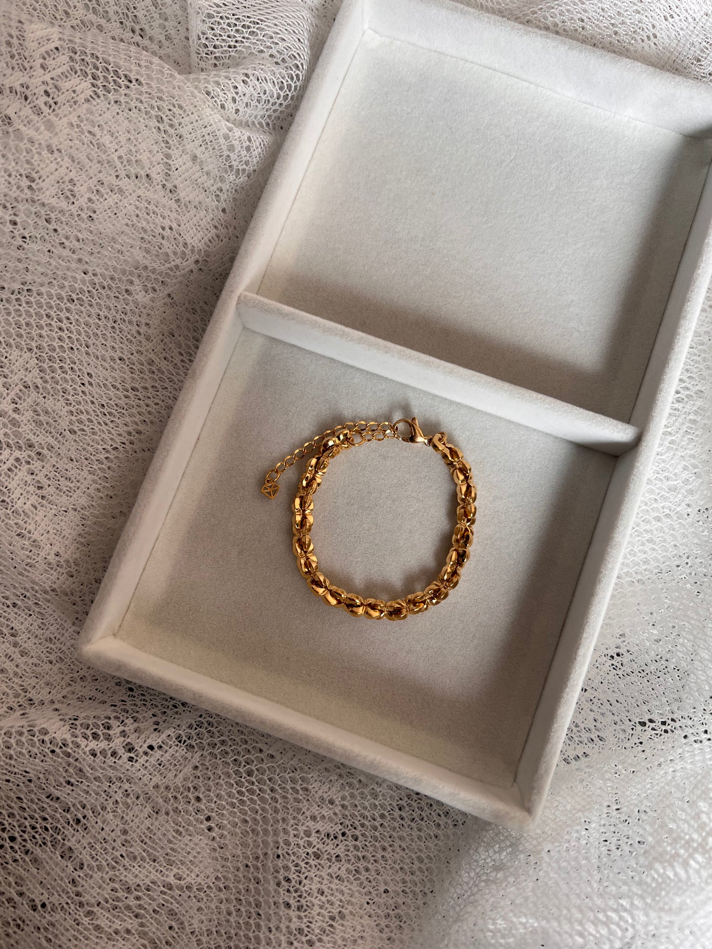 ANNEBRAUNER Saga Chain Armbånd 18K Guldbelagt