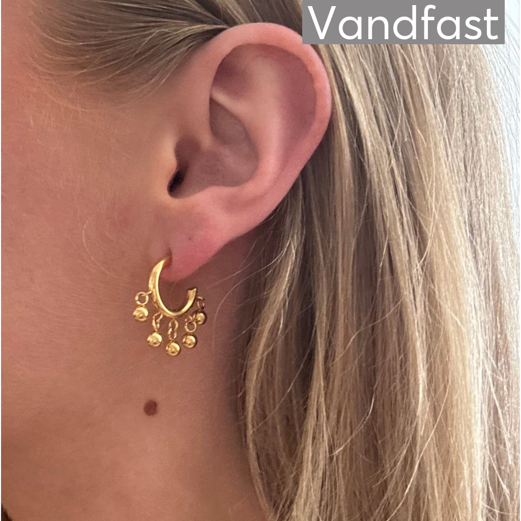 ANNEBRAUNER Ball Dangle Øreringe 18K Guldbelagt - Ørering