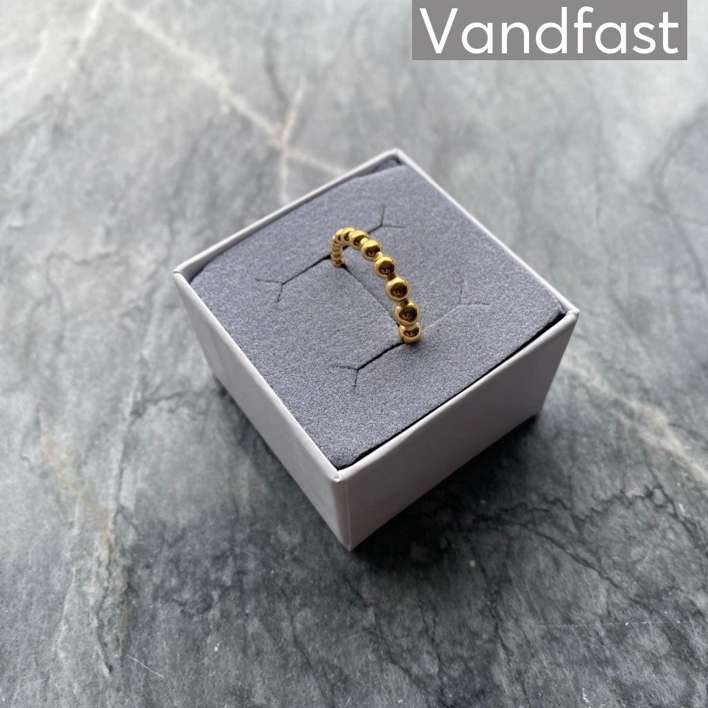 ANNEBRAUNER Ball Ring 18K Guldbelagt