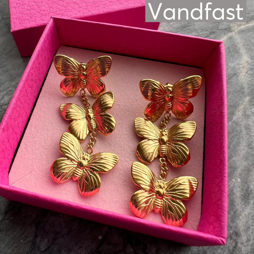ANNEBRAUNER Big Butterfly Earrings