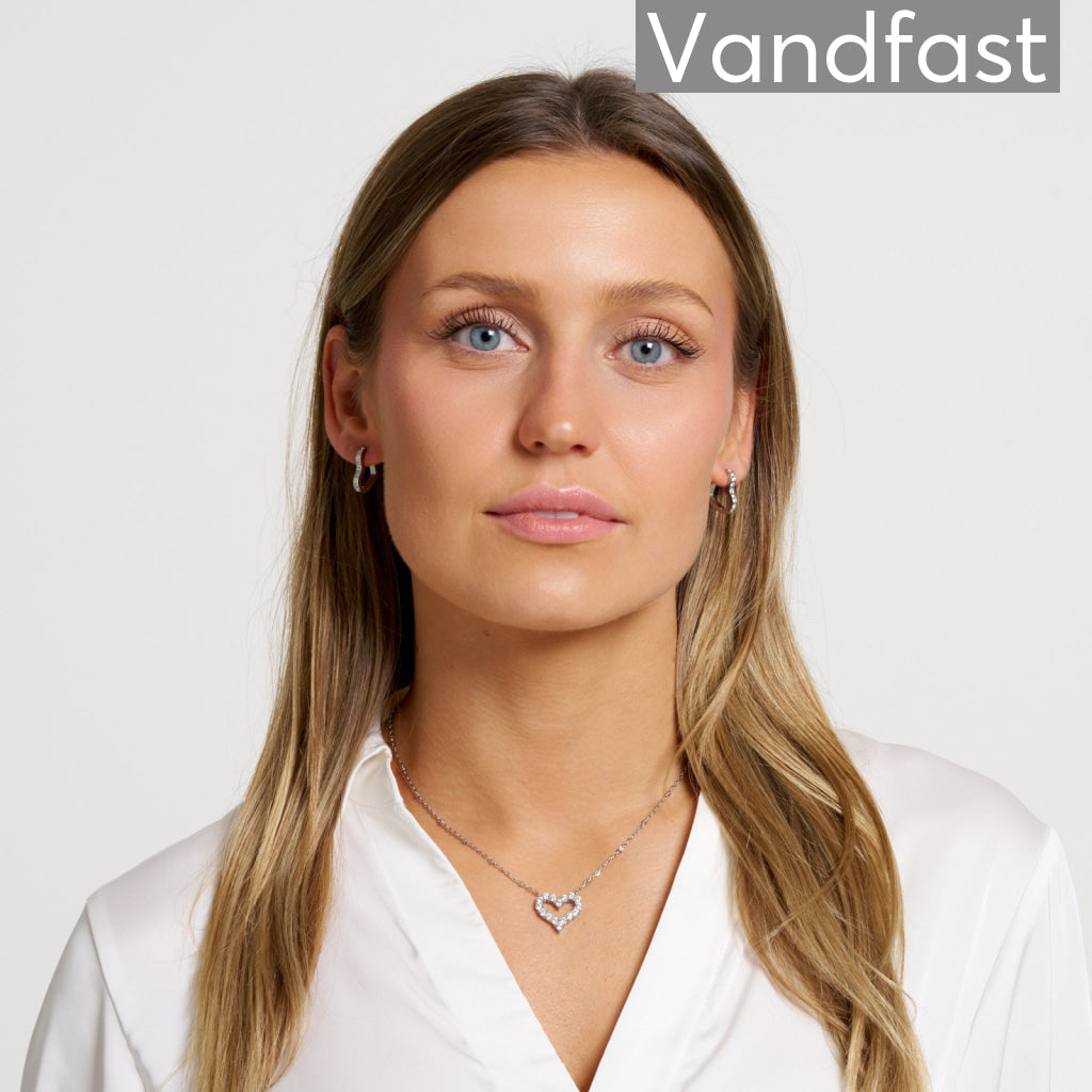 ANNEBRAUNER Creole Heart Øreringe