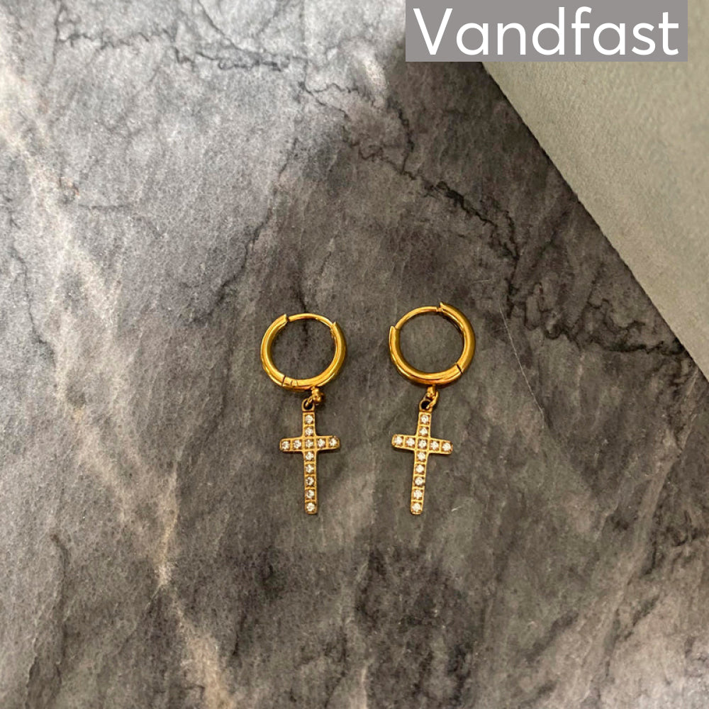 Annebrauner Cross Deluxe Earrings