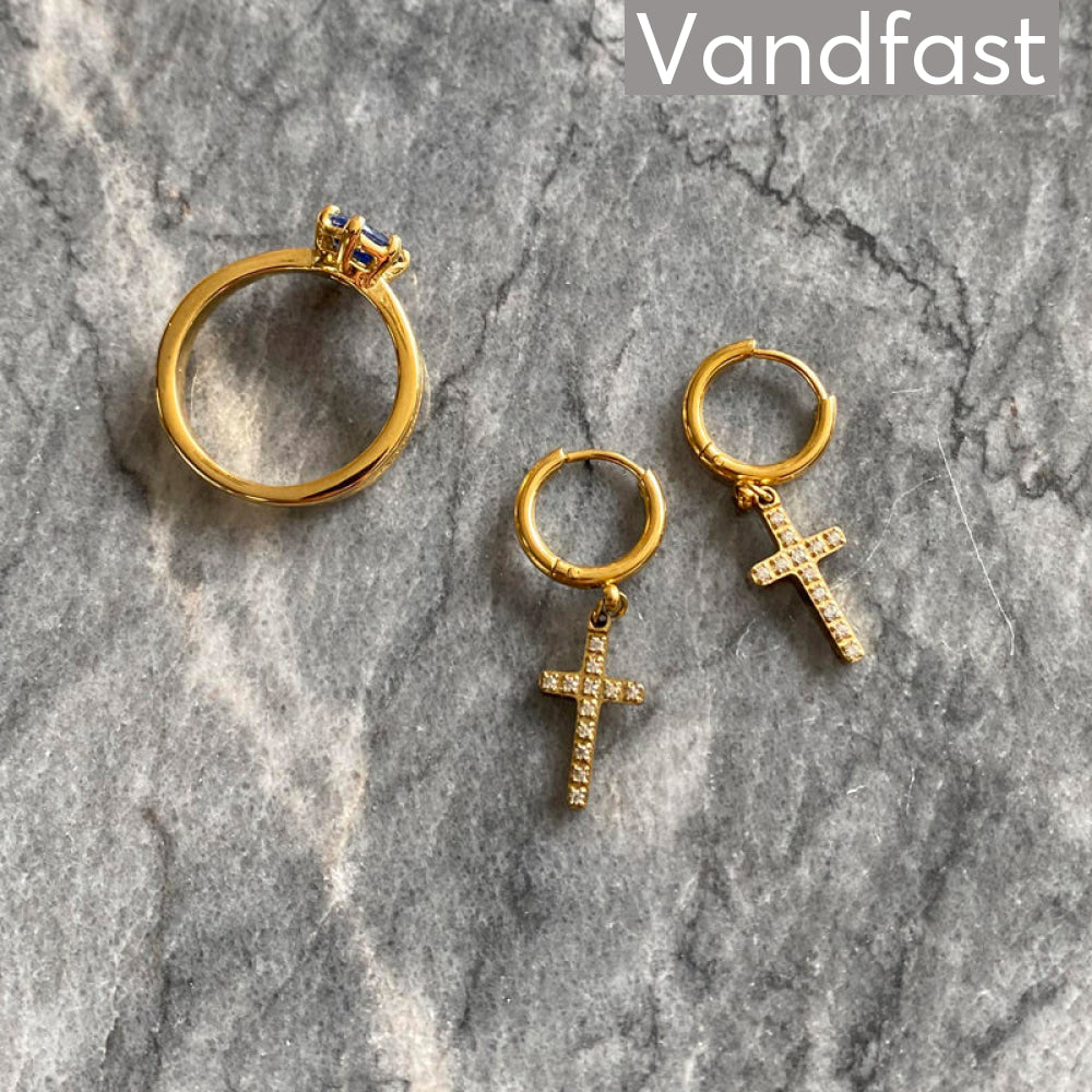 Annebrauner Cross Deluxe Earrings