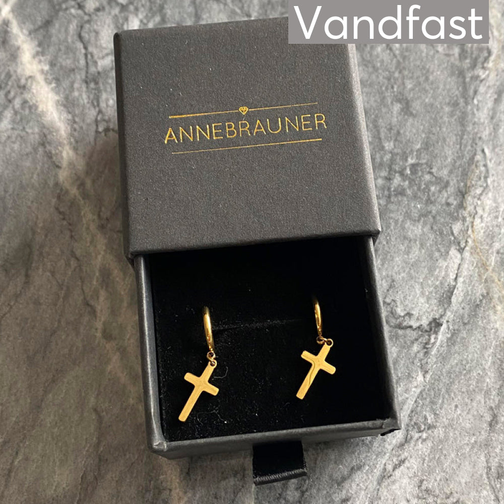 Annebrauner Cross Earrings