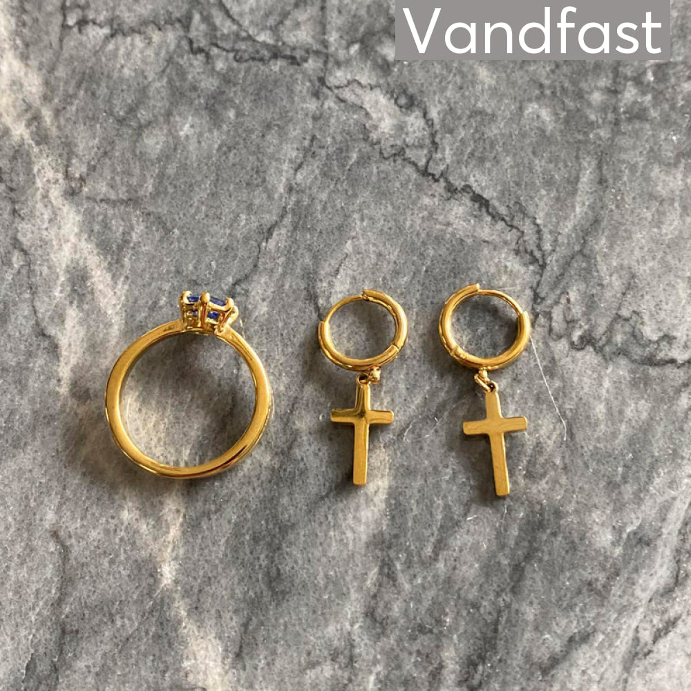 Annebrauner Cross Earrings