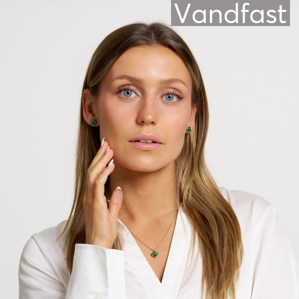 ANNEBRAUNER Firkløver Halskæde 18K Guldbelagt