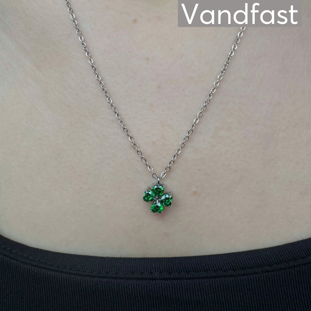 Annebrauner Firkløver Halskæde