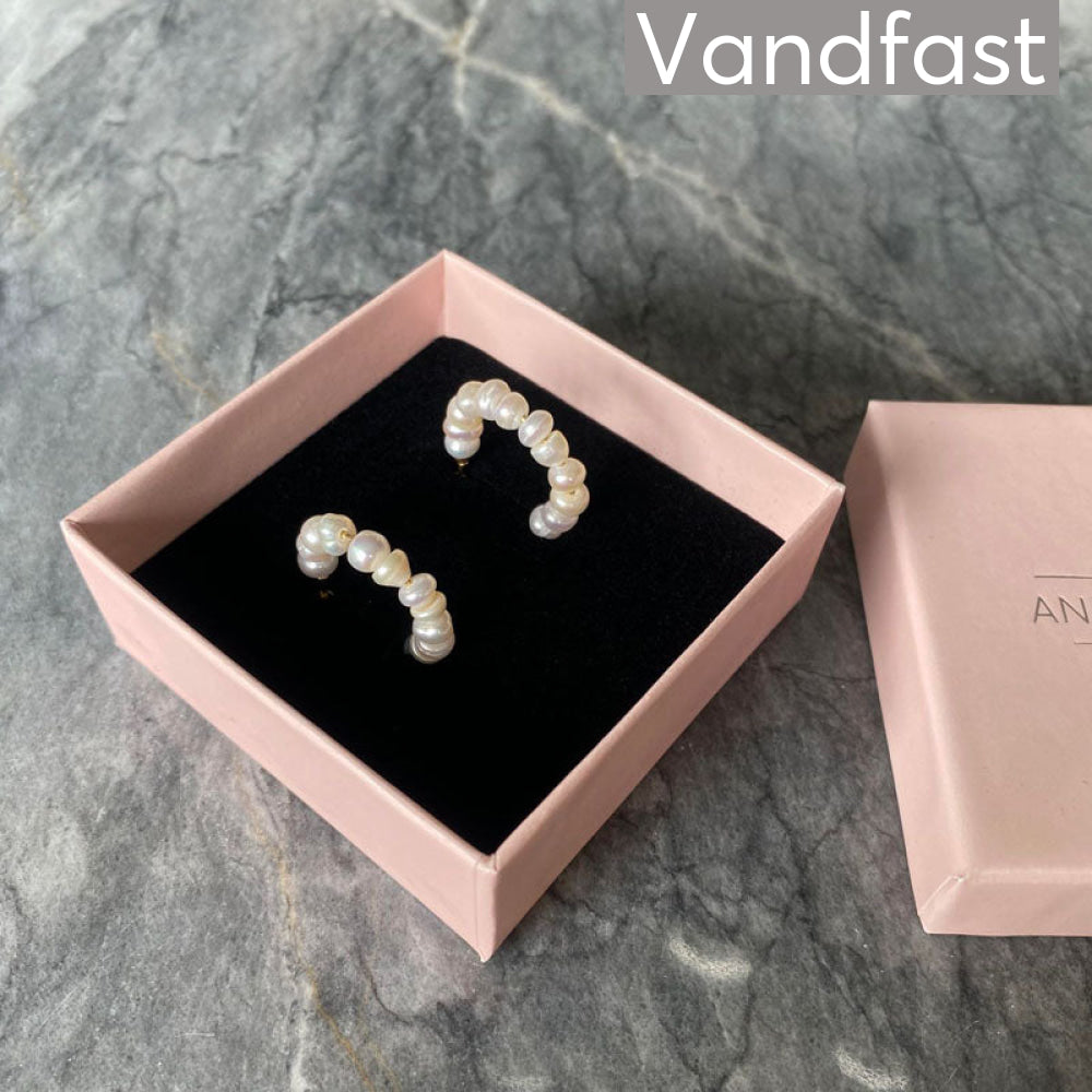 Annebrauner Freshwater Pearl Hoops
