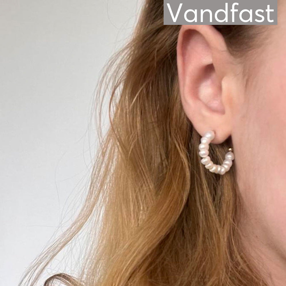 Annebrauner Freshwater Pearl Hoops
