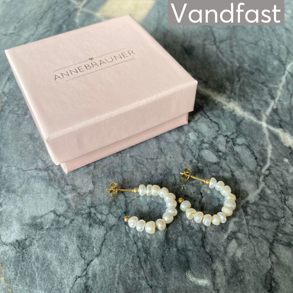 Annebrauner Freshwater Pearl Hoops