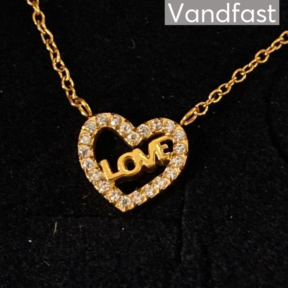 Annebrauner Heart Love Necklace 45Cm