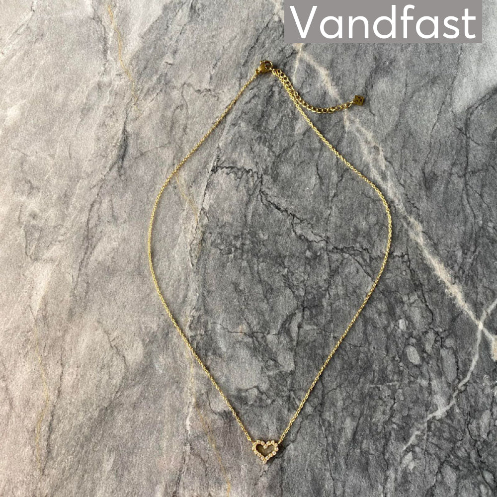 Annebrauner Heart Necklace 45Cm Halskæde