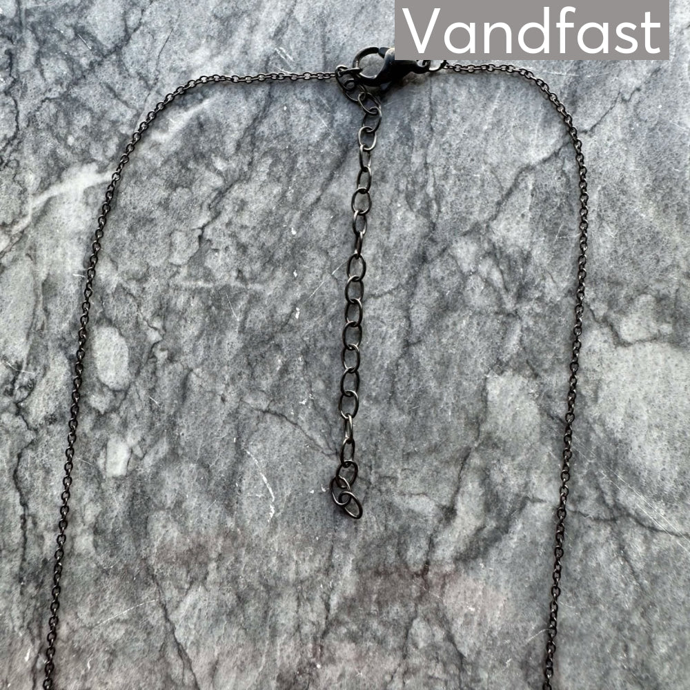 Annebrauner Necklace Black 50 Cm + 7