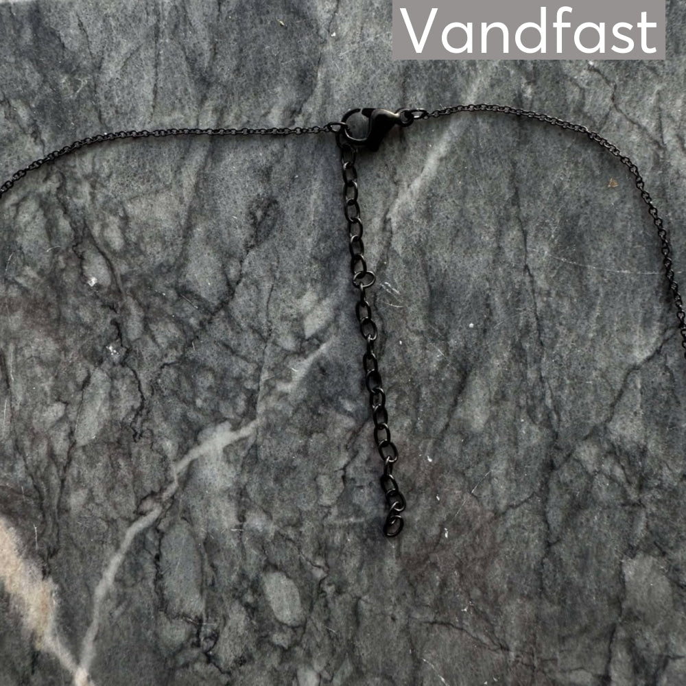 Annebrauner Necklace Black 80 Cm + 7