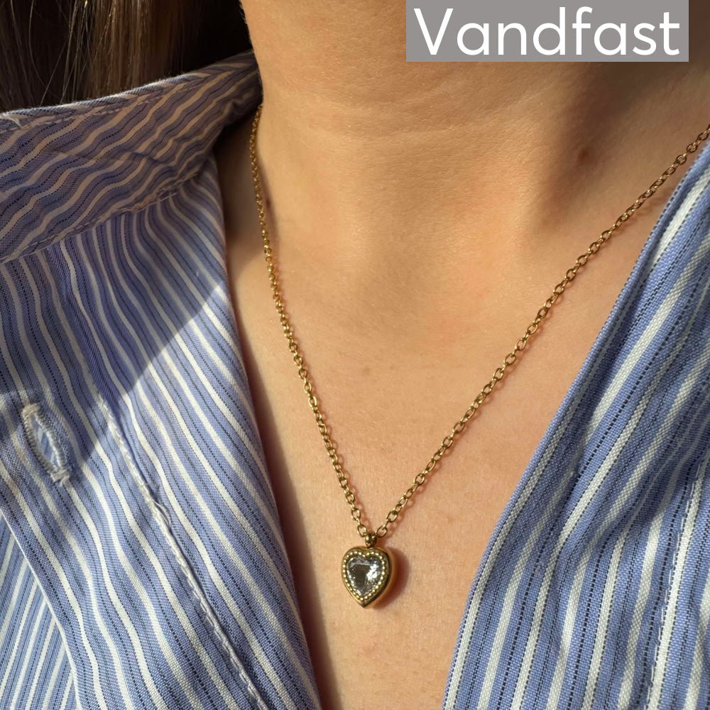 Annebrauner Passion Heart Necklace Clear