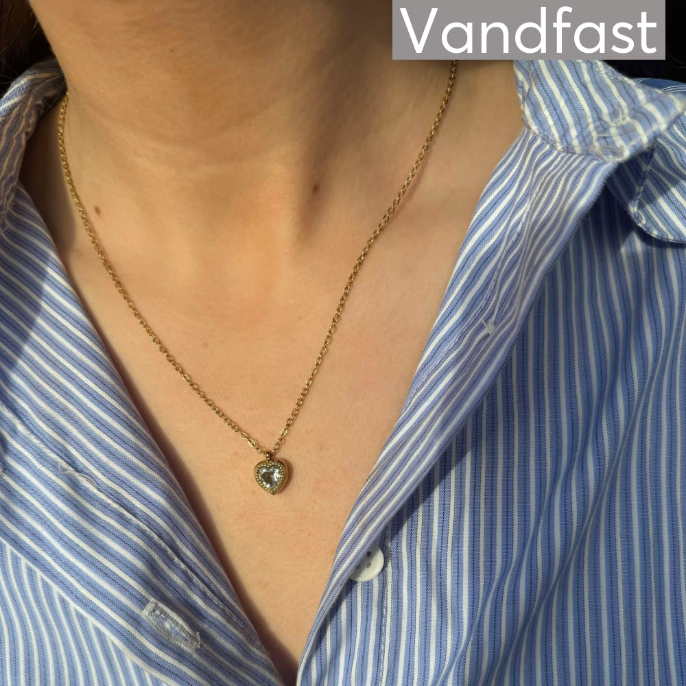 Annebrauner Passion Heart Necklace Clear