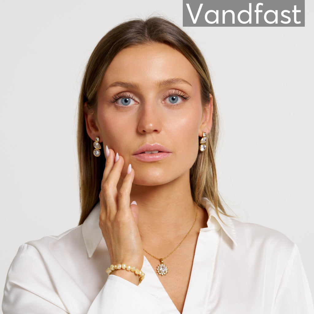 ANNEBRAUNER Pearl Light Champagne Armbånd