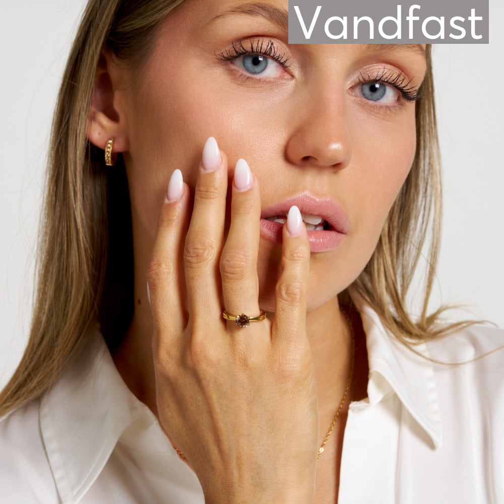 ANNEBRAUNER Princess Coffee Ring 18K Guldbelagt