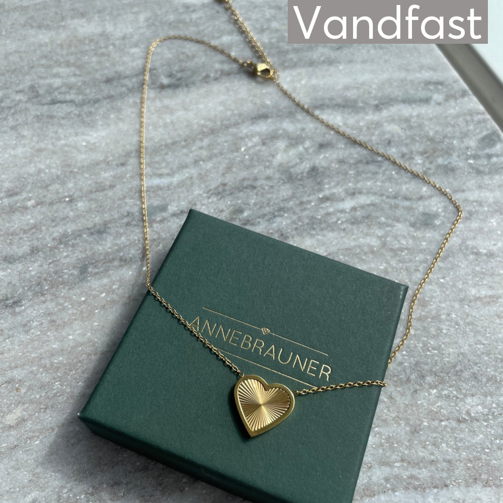 ANNEBRAUNER Sun Burst Heart Necklace