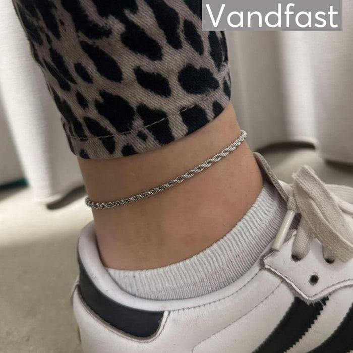 Annebrauner Swirl Ankle Chain