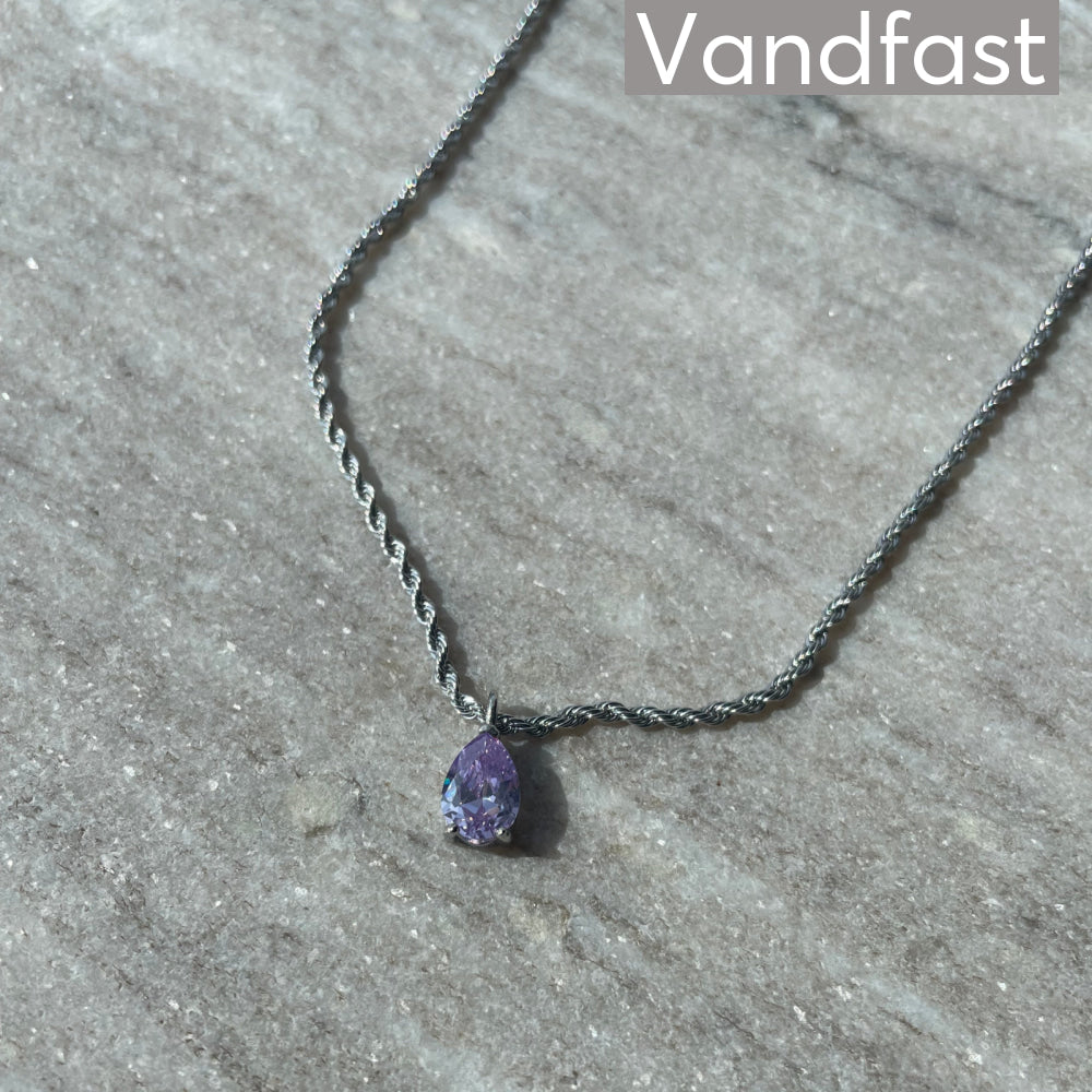 ANNEBRAUNER Swirl Drop Necklace Halskæde