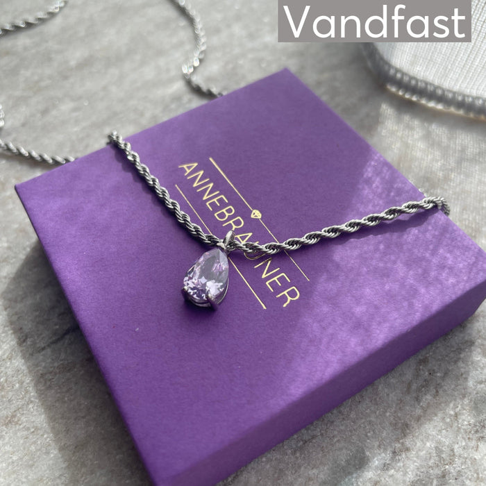 ANNEBRAUNER Swirl Drop Necklace Halskæde