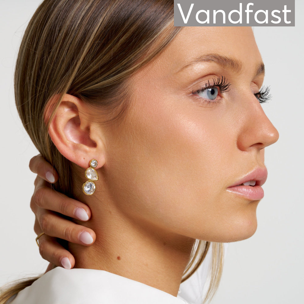 ANNEBRAUNER Teardrop Øreringe 18K Guldbelagt