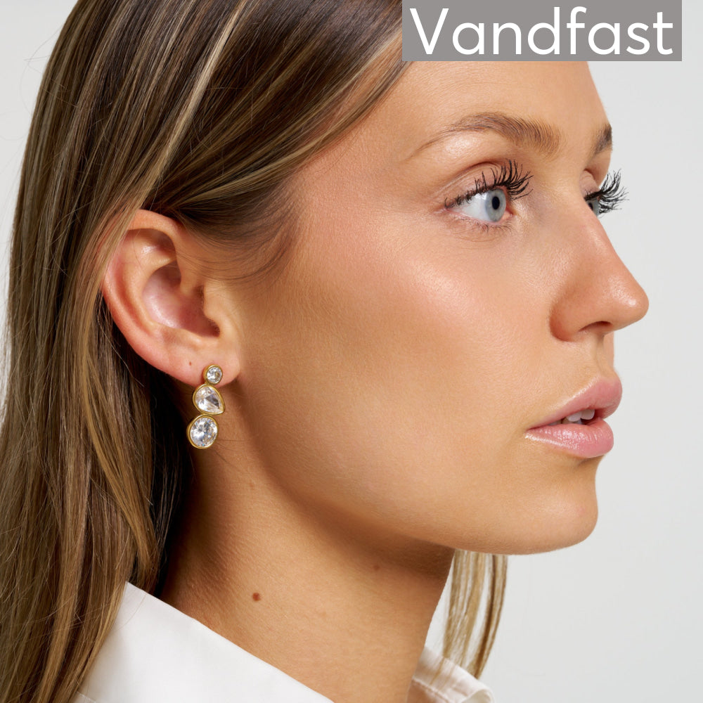 ANNEBRAUNER Teardrop Øreringe 18K Guldbelagt