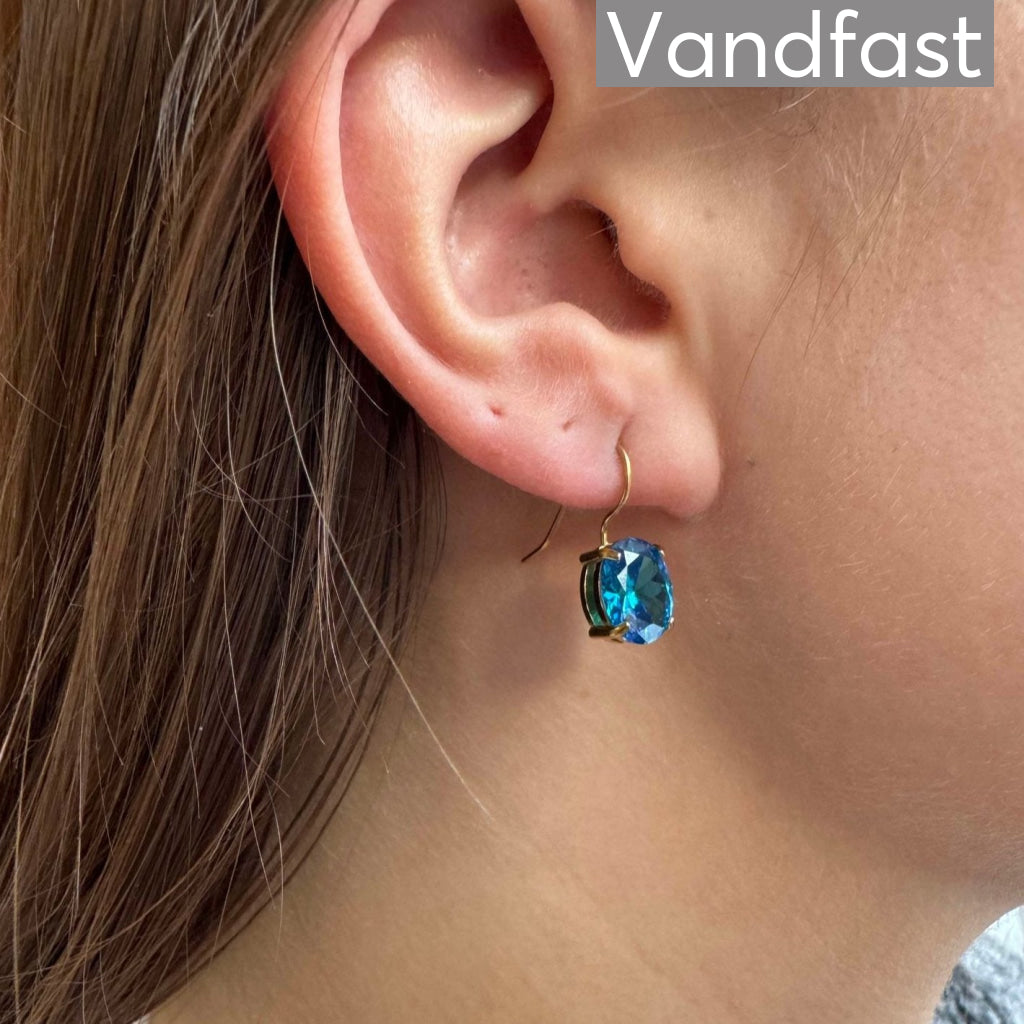 Annebrauner Torino Blue Topaz Earrings