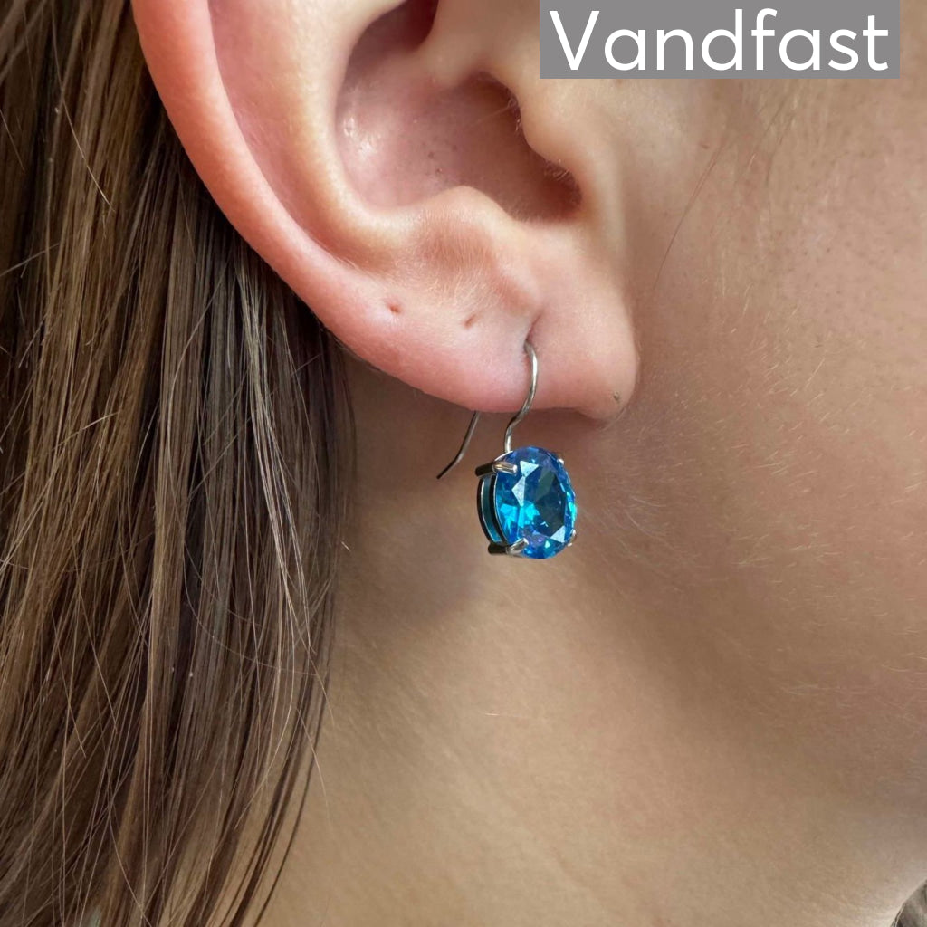 Annebrauner Torino Blue Topaz Earrings