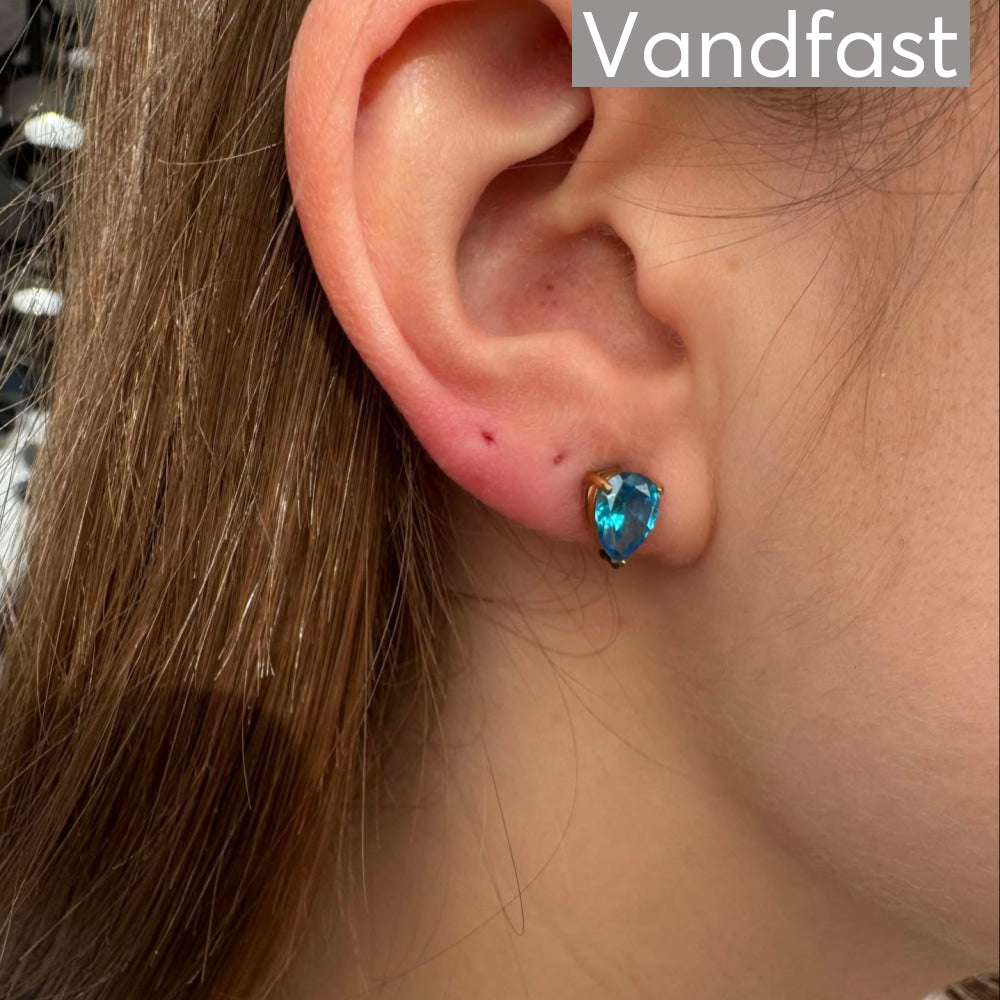 ANNEBRAUNER Waterdrop Blue Topaz Earrings