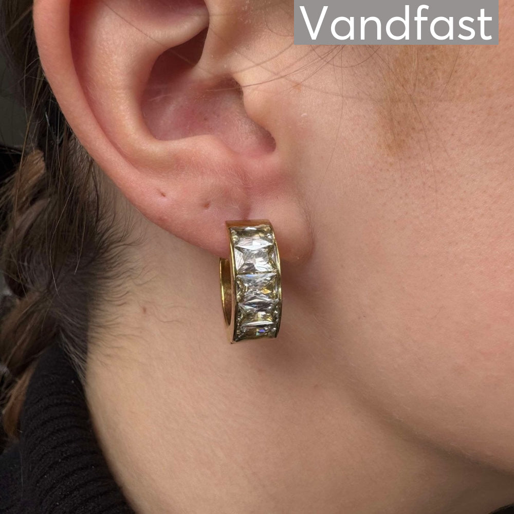 Annebrauner Zirconia Hoops