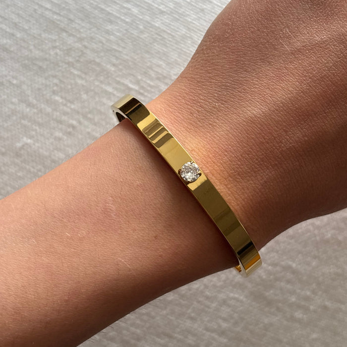 ANNEBRAUNER Princess Bangle 18K Guldbelagt