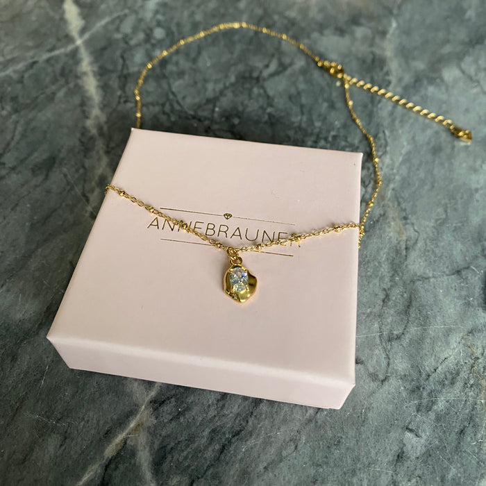 ANNEBRAUNER Louisa Halskæde 18K Guldbelagt