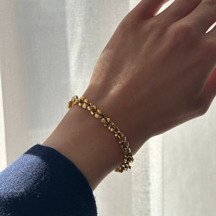 ANNEBRAUNER Saga Chain Armbånd 18K Guldbelagt