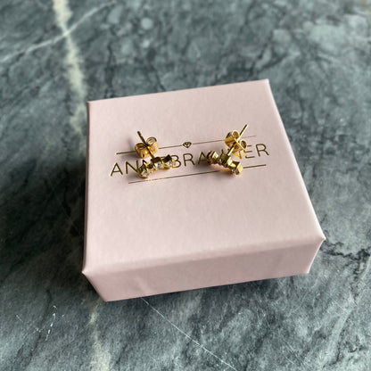 ANNEBRAUNER Princess Line Ørestikker 18K Guldbelagt