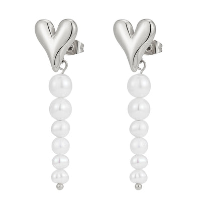 ANNEBRAUNER Pearl Love Diva Øreringe