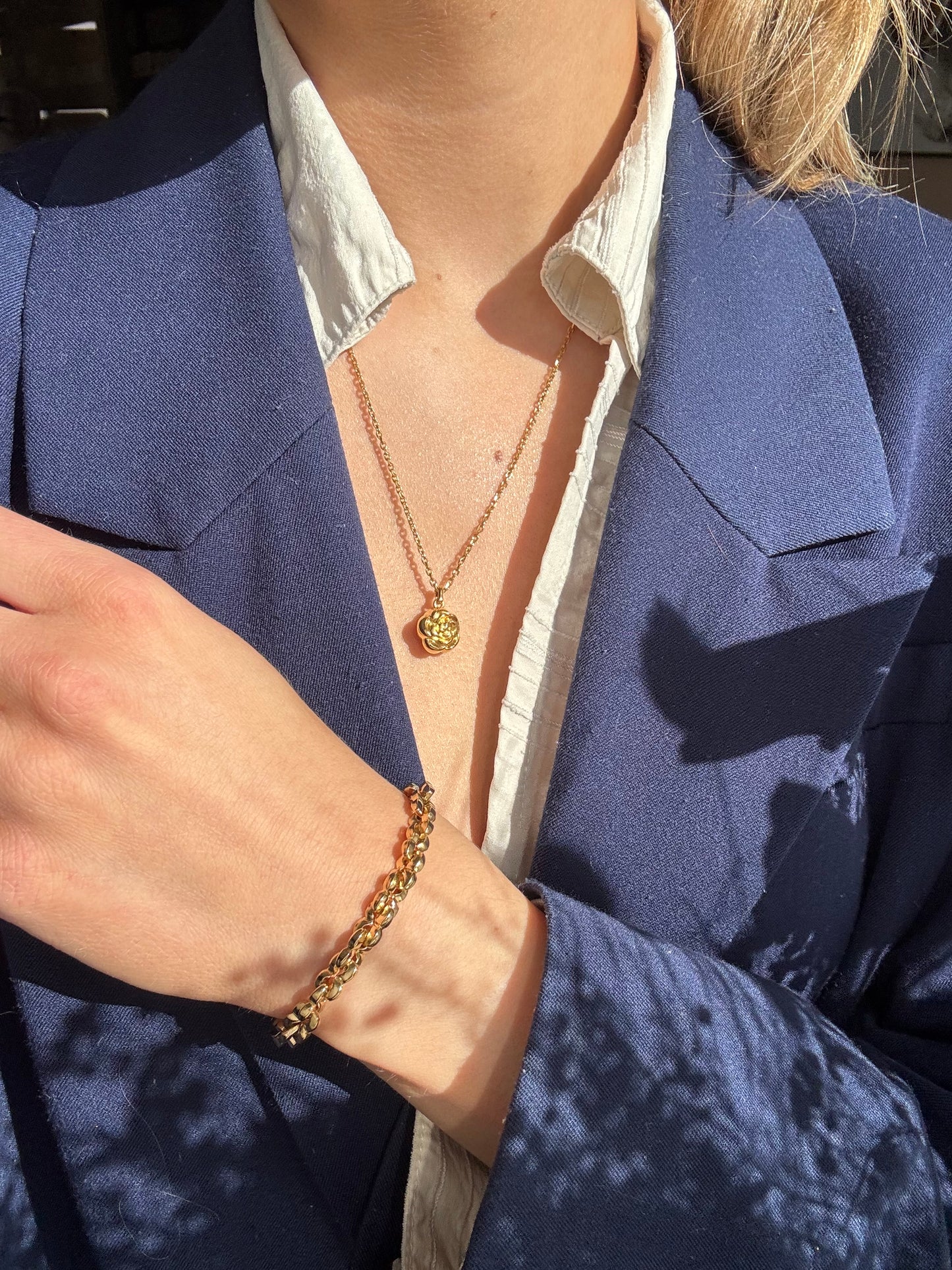 ANNEBRAUNER Saga Chain Armbånd 18K Guldbelagt