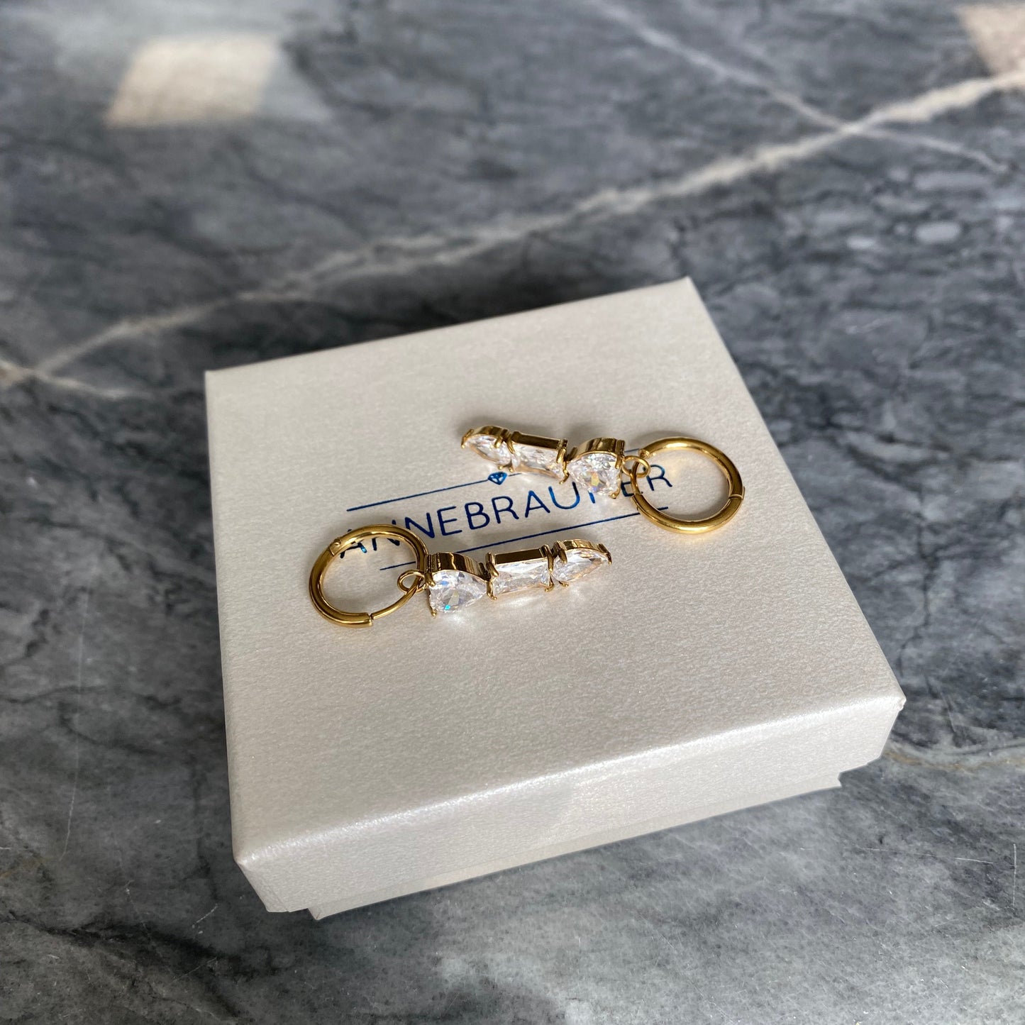 ANNEBRAUNER Stella Creoler 18K Guldbelagt