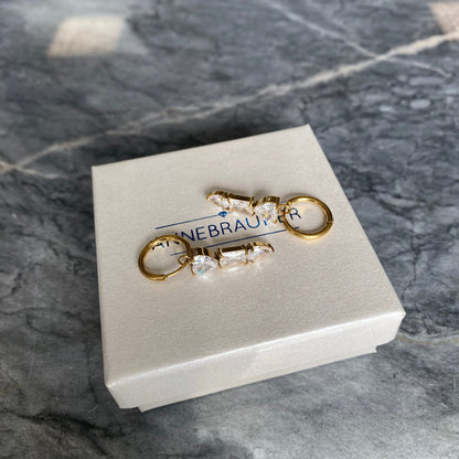 ANNEBRAUNER Stella Creoler 18K Guldbelagt
