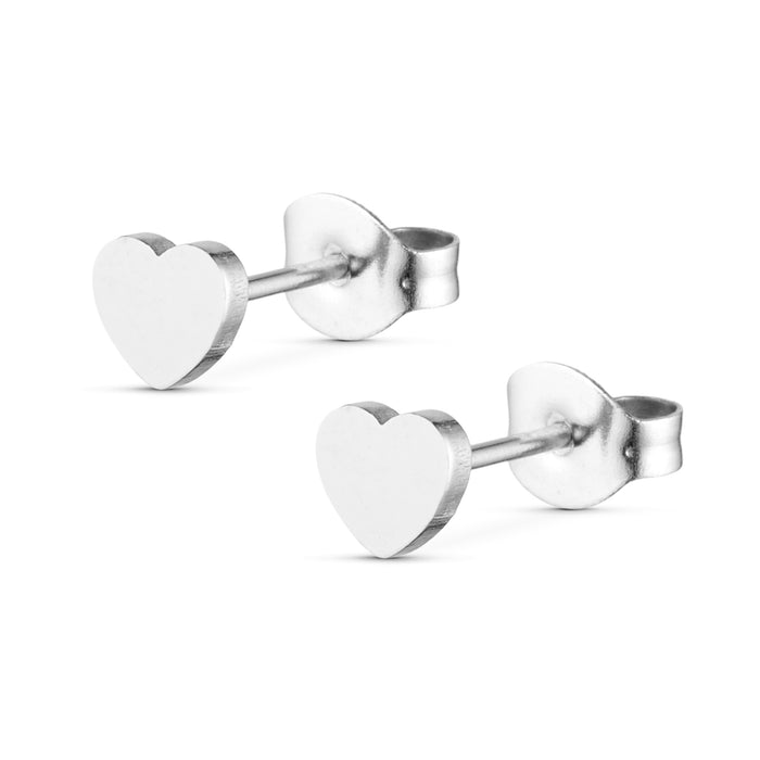ANNEBRAUNER Heart Studs Øreringe