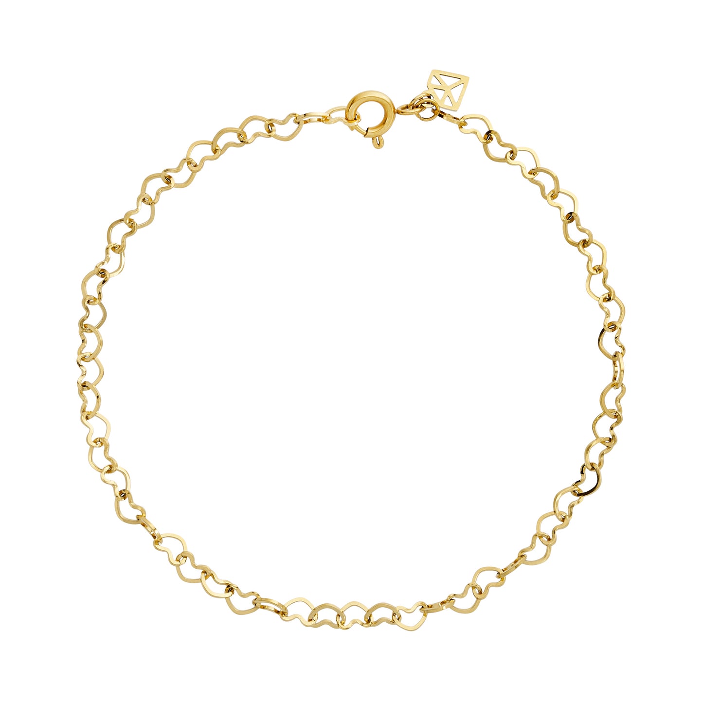 ANNEBRAUNER Heart Armbånd 18K Guldbelagt