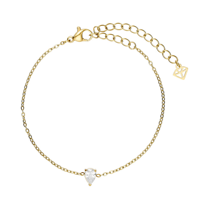 ANNEBRAUNER Zirconia Armbånd 18K Guldbelagt